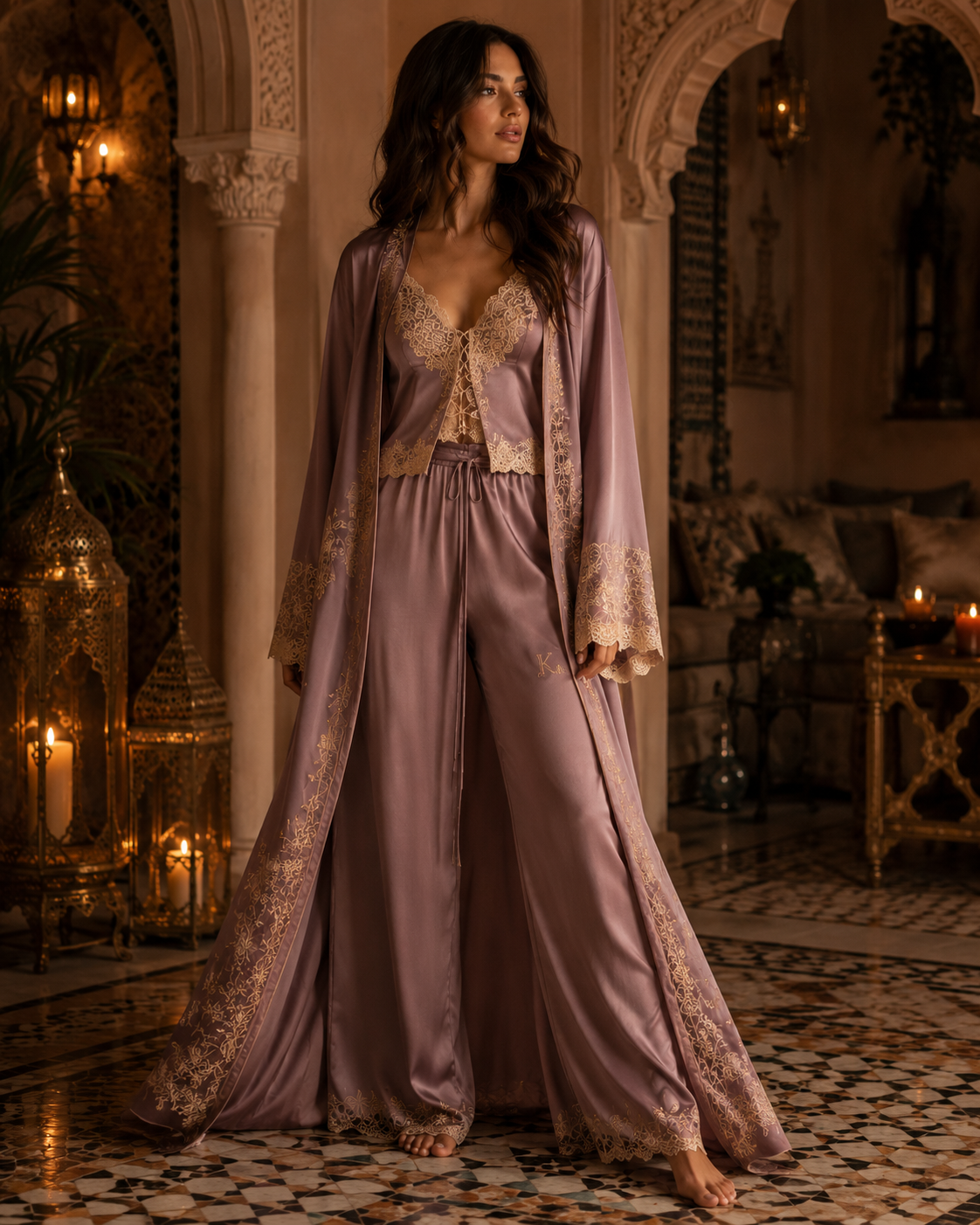 RABAT QUEEN PAJAMA SET