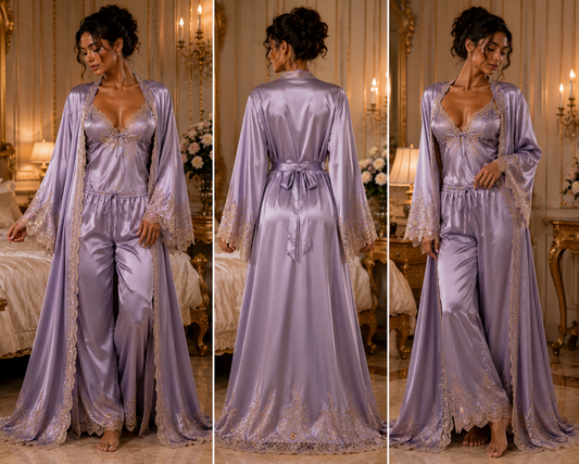 FRENCH LACE PAJAMA SET