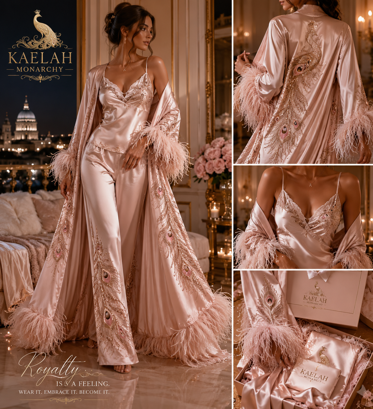 SATIN PAJAMA SET