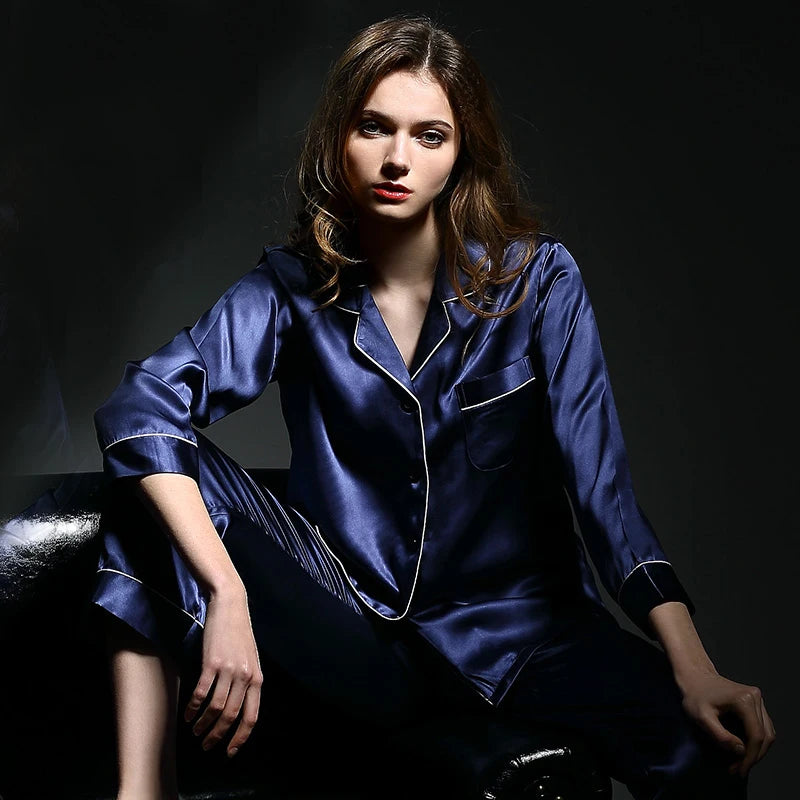 KAELAH Mulberry Silk Women Set Summer Autumn Spring Winter