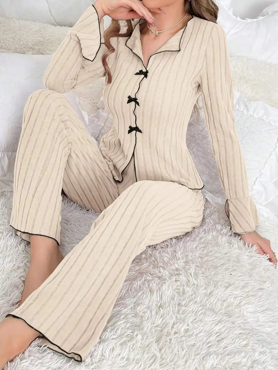 KAELAH Two-piece Autumn And Winter Home Warm Casual