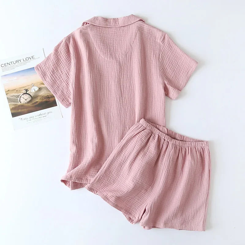 KAELAH Sleeved Casual Pyjama Suit for Women Simple Wear Fashion Style