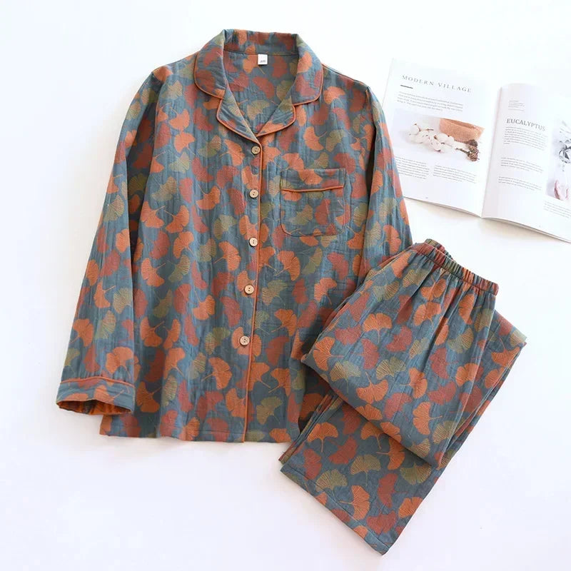 KAELAH spring and autumn color cotton long-sleeved suit jacquard cotton