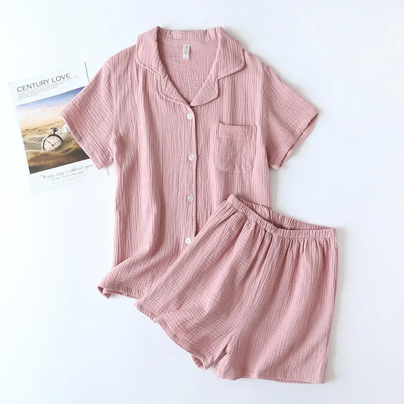 KAELAH Sleeved Casual Pyjama Suit for Women Simple Wear Fashion Style