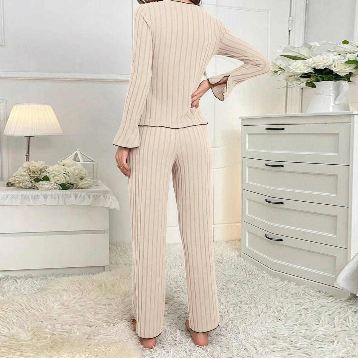 KAELAH Two-piece Autumn And Winter Home Warm Casual