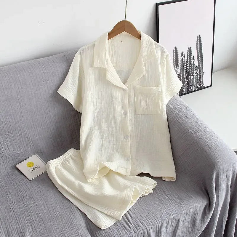 KAELAH Sleeved Casual Pyjama Suit for Women Simple Wear Fashion Style