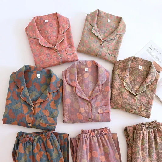 KAELAH spring and autumn color cotton long-sleeved suit jacquard cotton