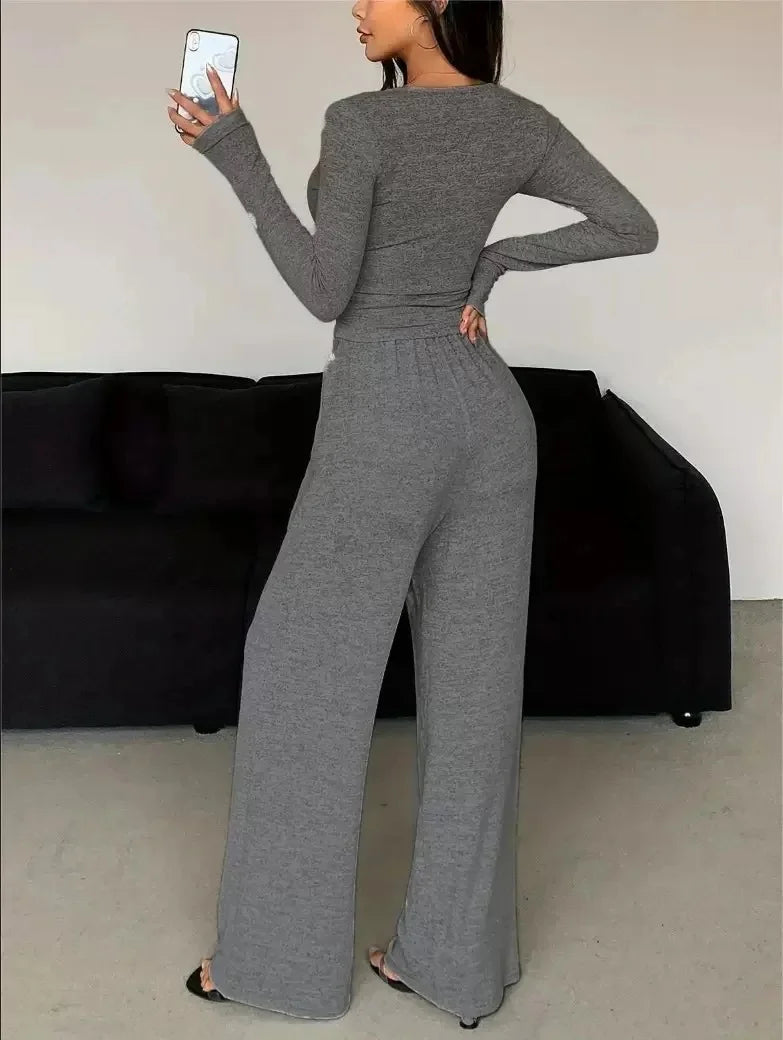 KAELAH Icon Bodycon Comfortable Home Queen V-neck Sleepwear Summer