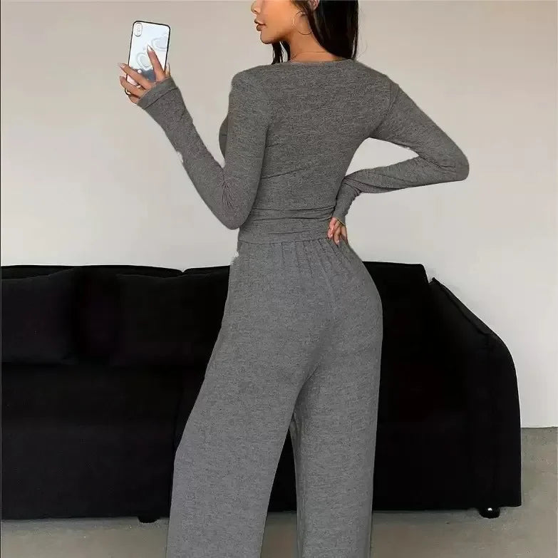 KAELAH Icon Bodycon Comfortable Home Queen V-neck Sleepwear Summer