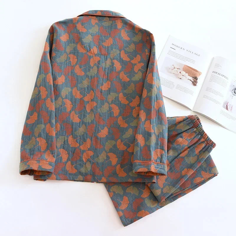 KAELAH spring and autumn color cotton long-sleeved suit jacquard cotton