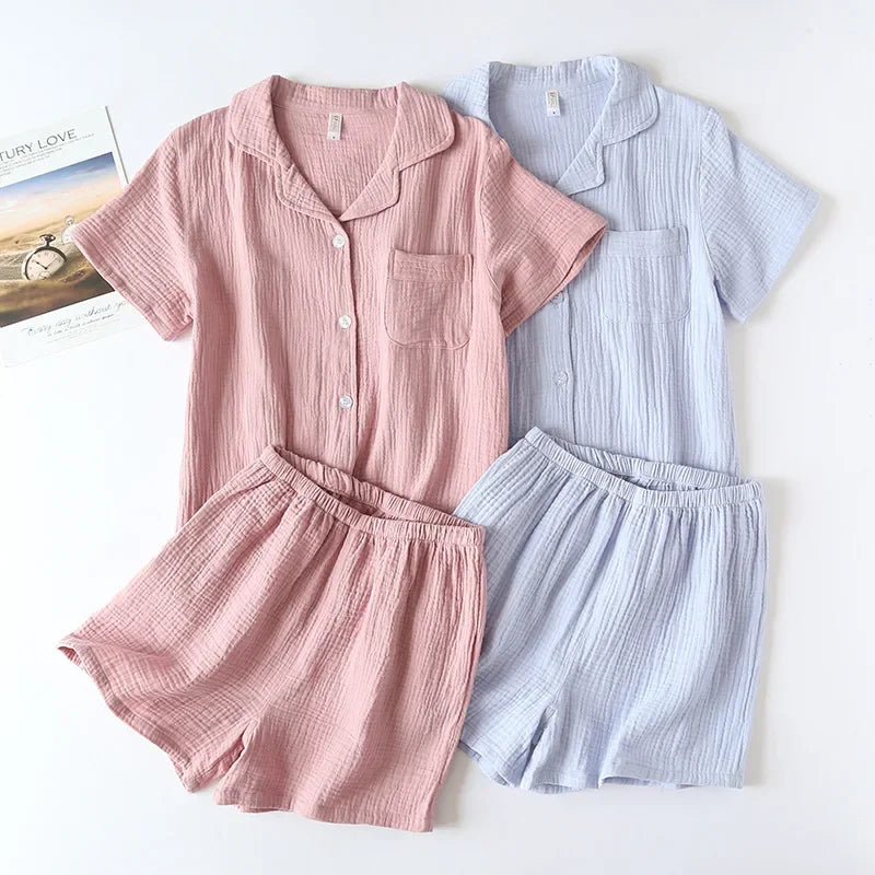 KAELAH Sleeved Casual Pyjama Suit for Women Simple Wear Fashion Style