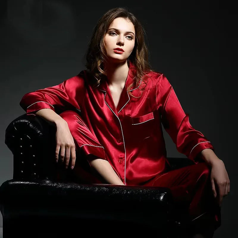 KAELAH Mulberry Silk Women Set Summer Autumn Spring Winter