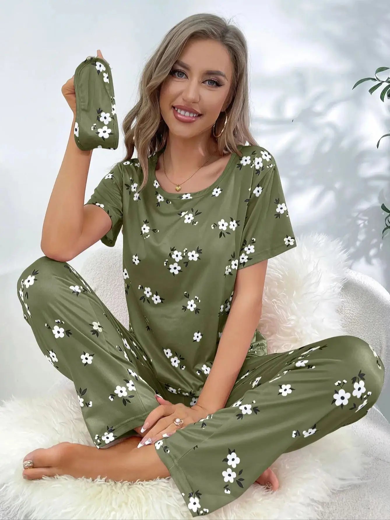 KAELAH love pattern casual and comfortable pretty japanese flowers