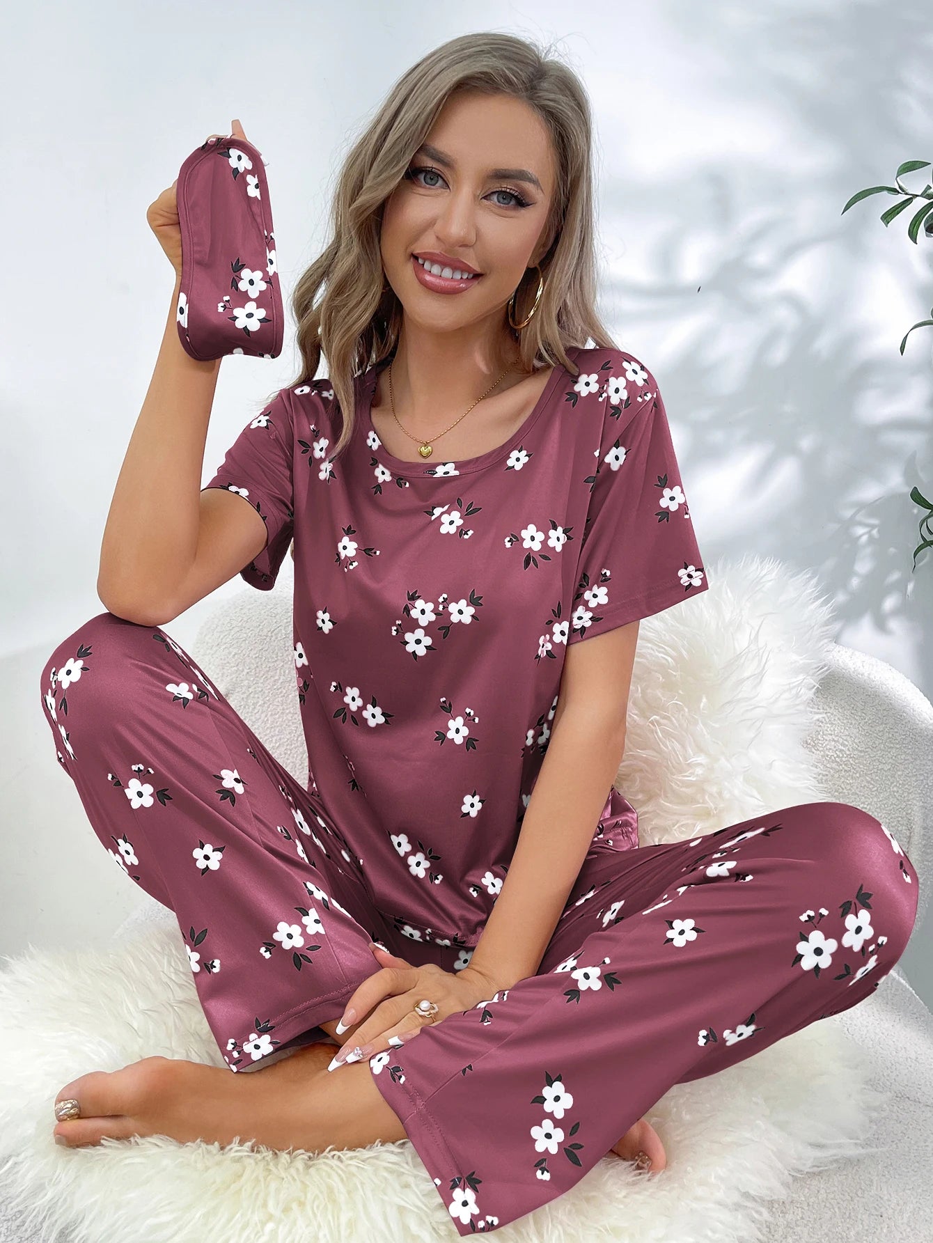 KAELAH love pattern casual and comfortable pretty japanese flowers