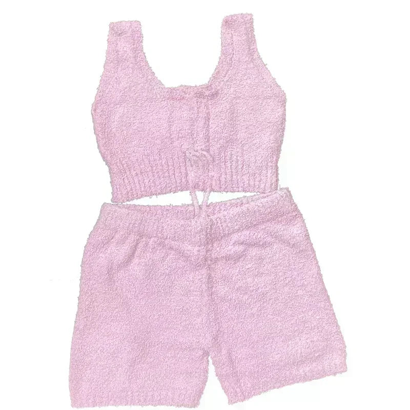 KAELAH Extra Warm Soft Matching Set Plush Flannel