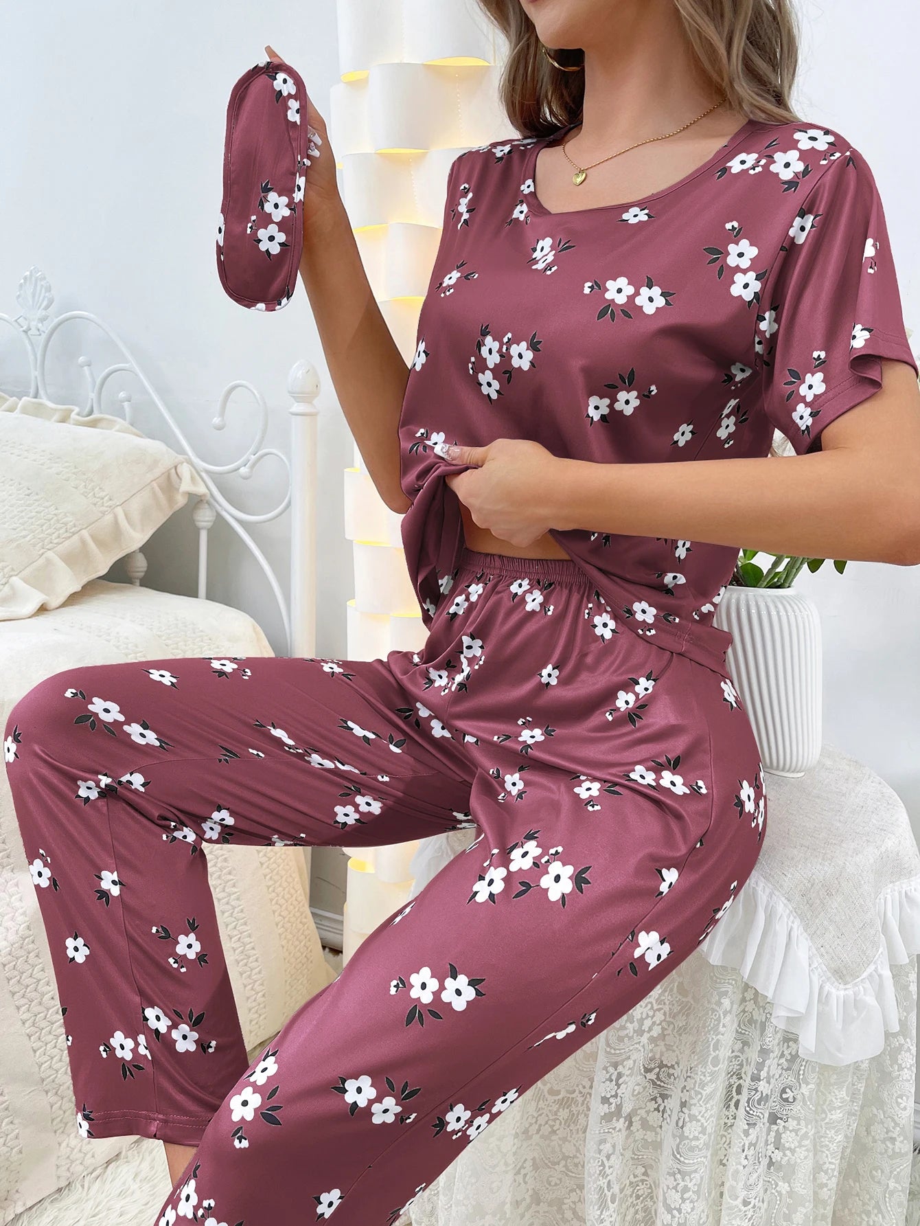 KAELAH love pattern casual and comfortable pretty japanese flowers